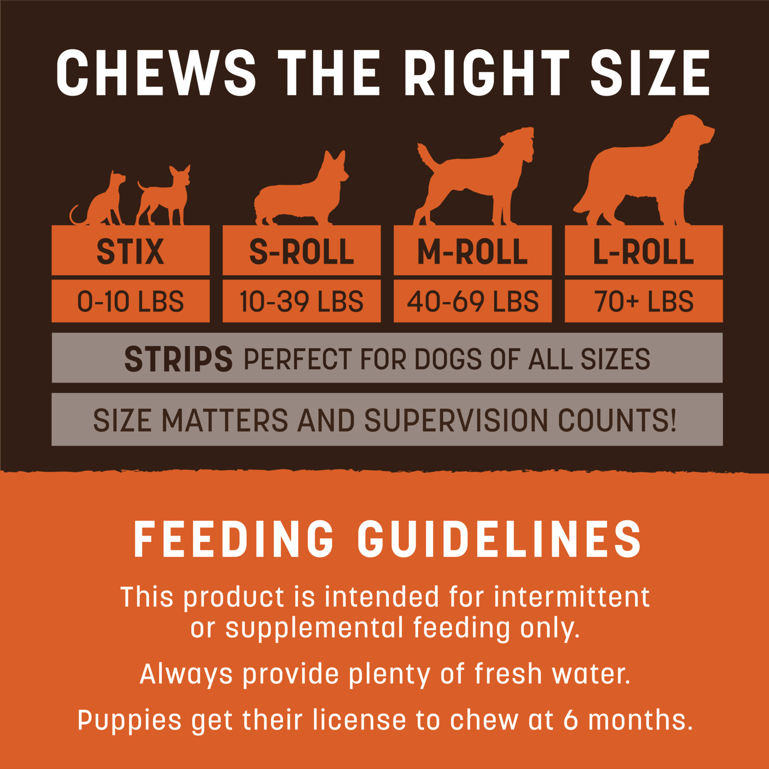 Earth Animal No-Hide Rawhide Alternative Chew Dog Treat, From The Grill Grilled Cheese Flavor, Medium