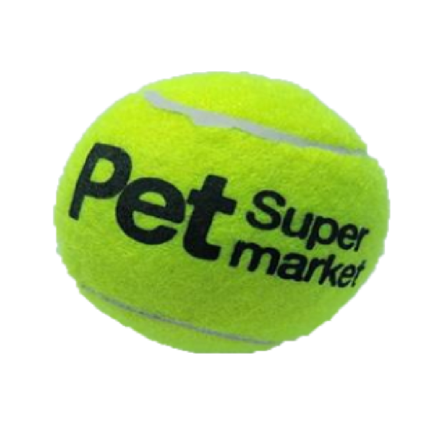 Pet Supermarket Tuff Ball Tennis Ball Dog Toy, 4"