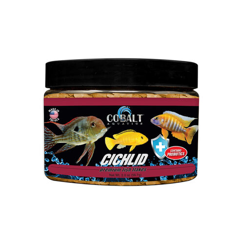 Cichlid Flakes With Probiotics Fish Food