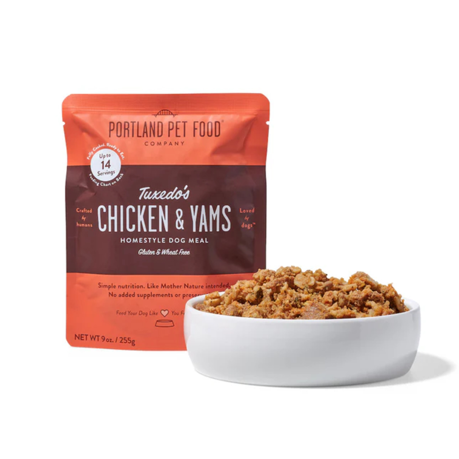Portland Pet Food Tuxedo's Chicken & Yams Homestyle Fresh Dog Food