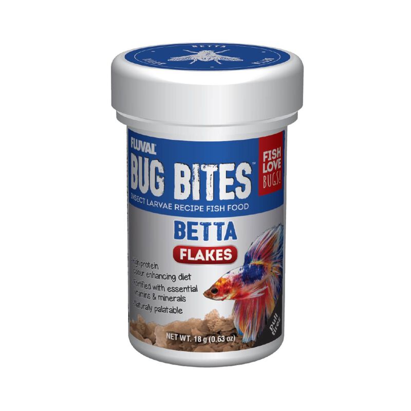 Bug Bites Betta Color Enhancing Food Flakes 0.64oz