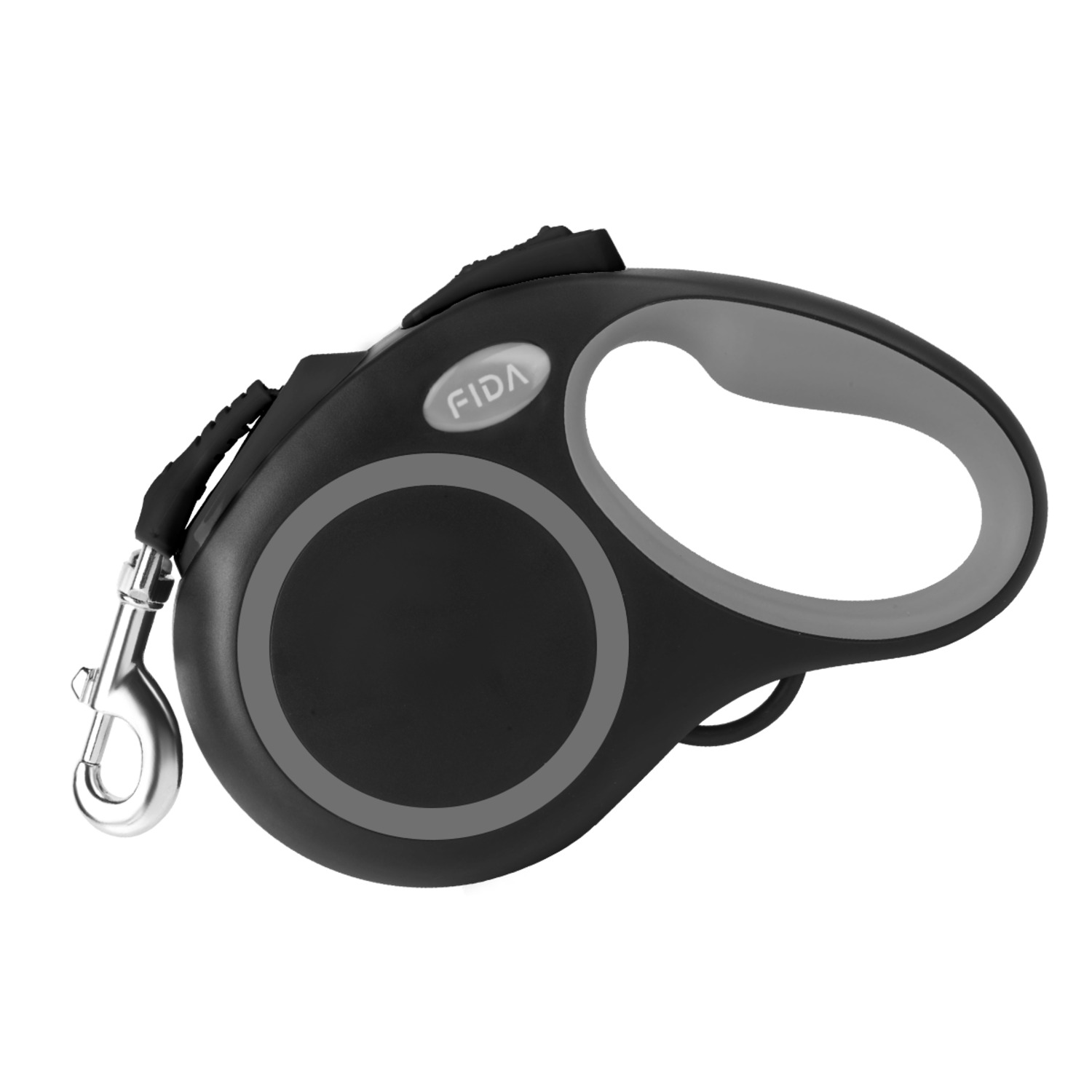 Fida Pet Comfort Series Retractable Dog Leash, Black