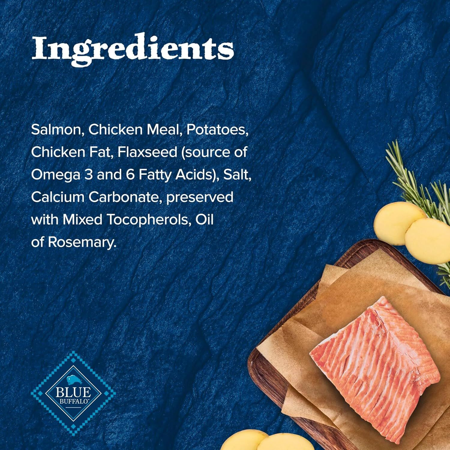 Blue Buffalo Wilderness Trail Treats Grain-Free Biscuits Salmon Recipe Dog Treats, 10-Oz