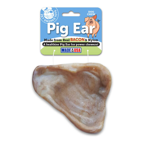 Pig Ear Bacon Nylon Dog Chew