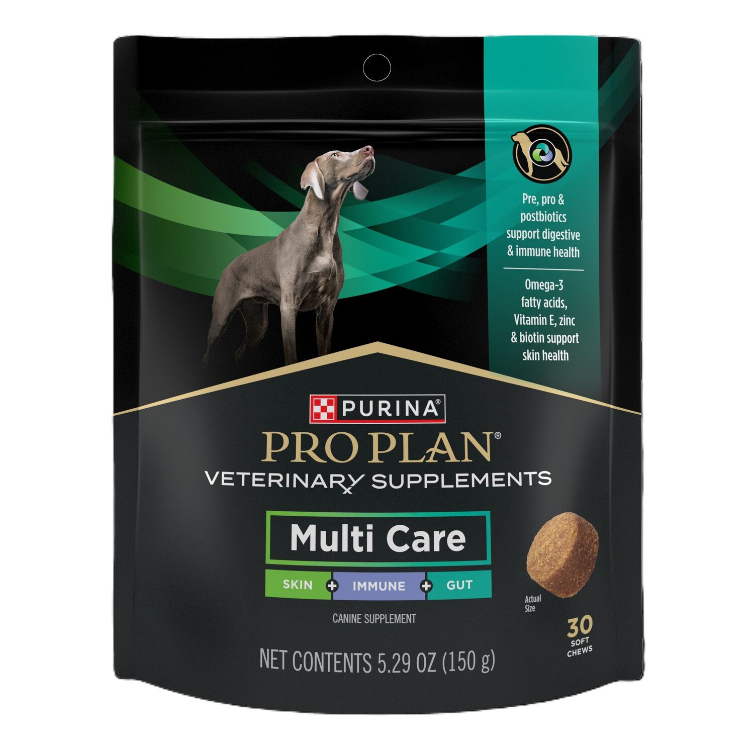 Purina Pro Plan Veterinary Supplements Multi-Care Dog Supplement Chews - 30-Ct Pouch