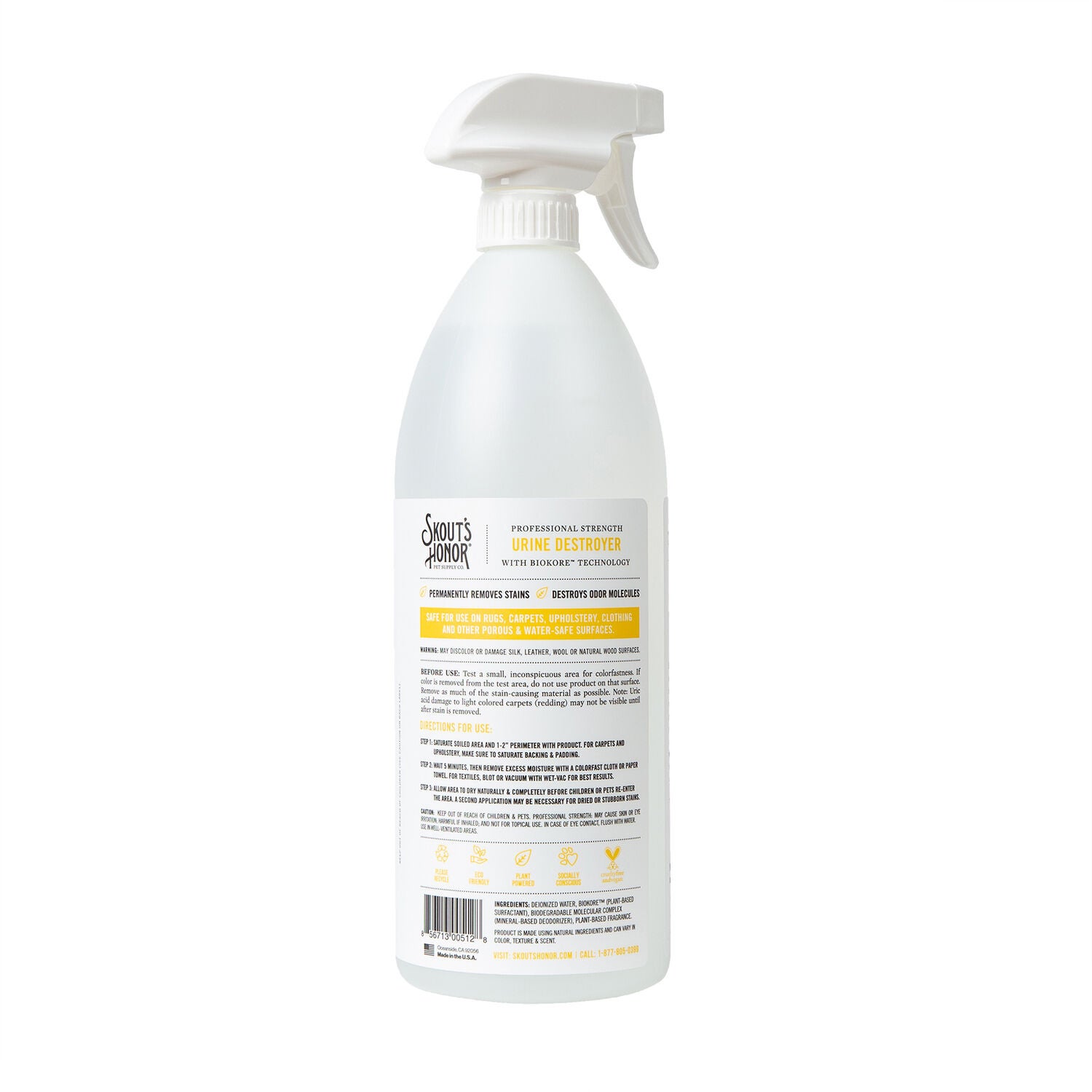 Skout's Honor Professional Strength Urine Destroyer, 35-Oz Bottle