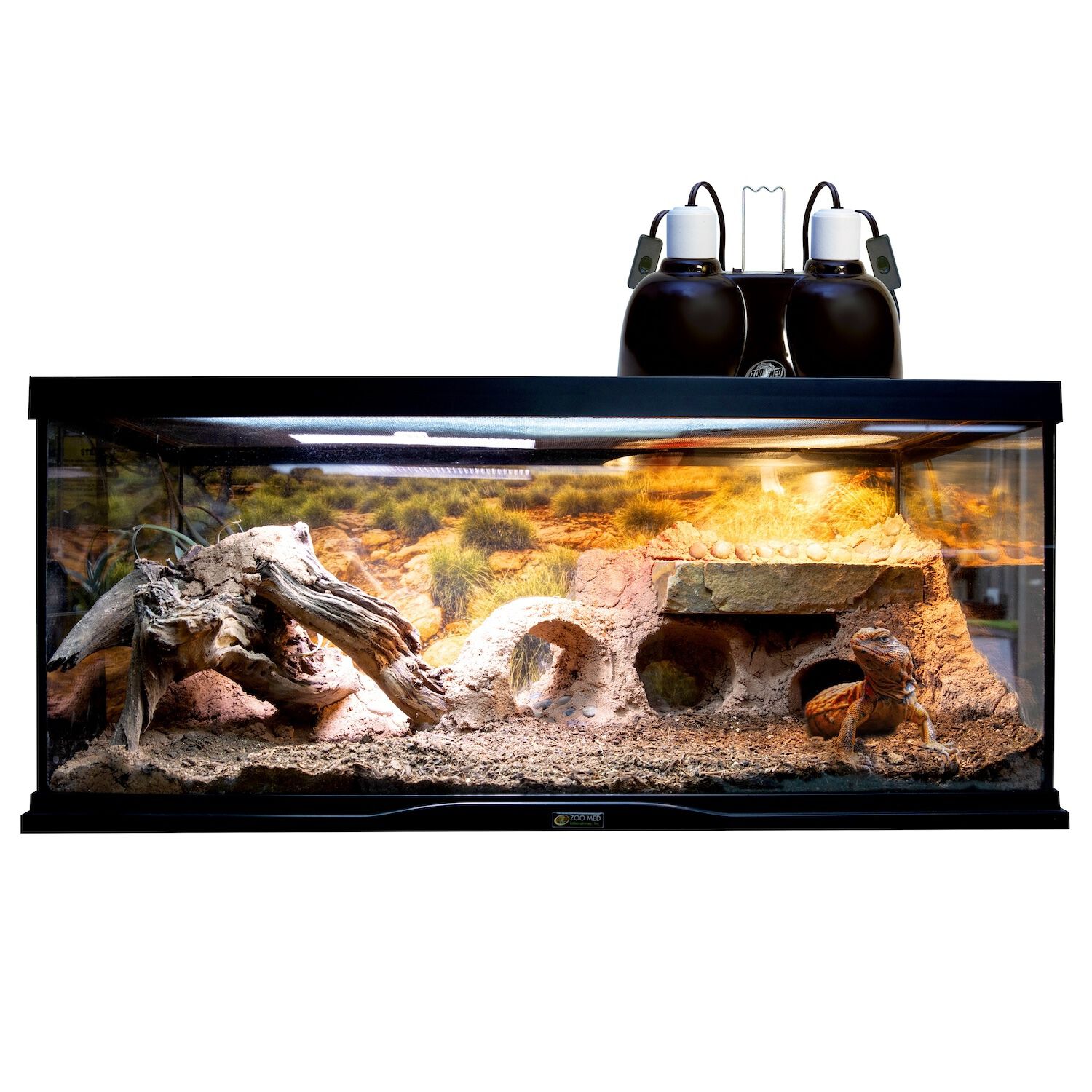 Desert Uvb & Heat Lighting Kit For Reptiles