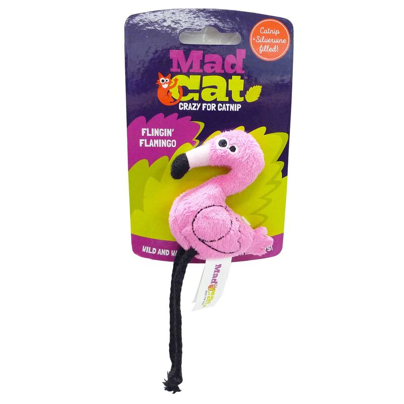 Flingin' Flamingo Cat Toy