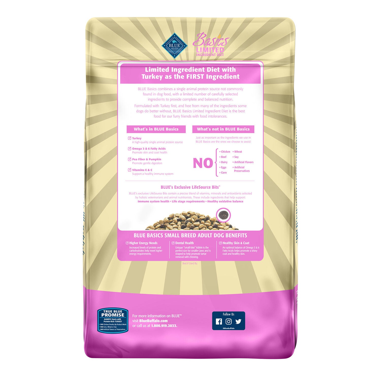 Blue Buffalo Basics Limited Ingredient Formula Small Breed Turkey