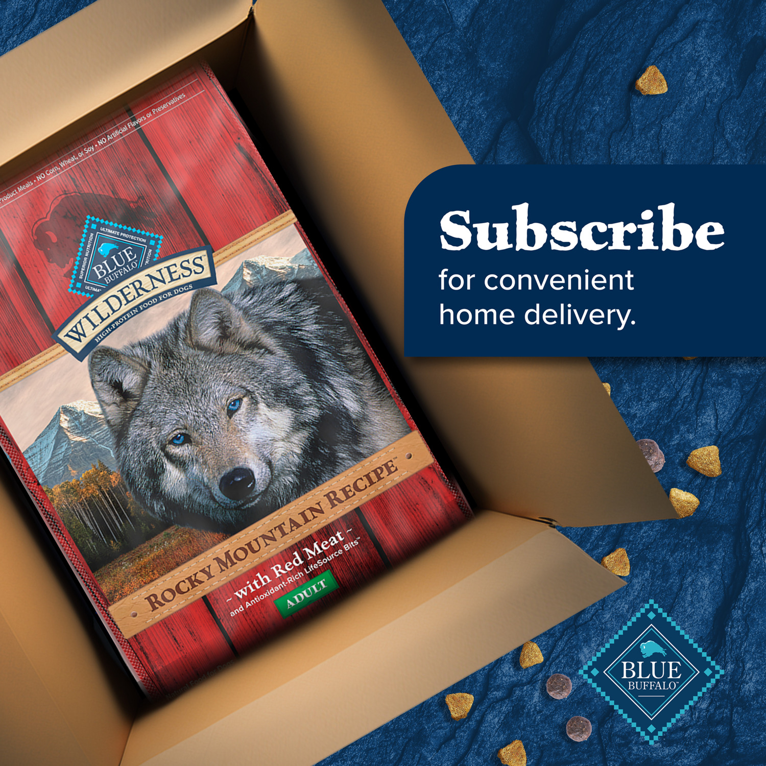Blue Buffalo Wilderness Rocky Mountain Recipe Adult Red Meat Dog Food
