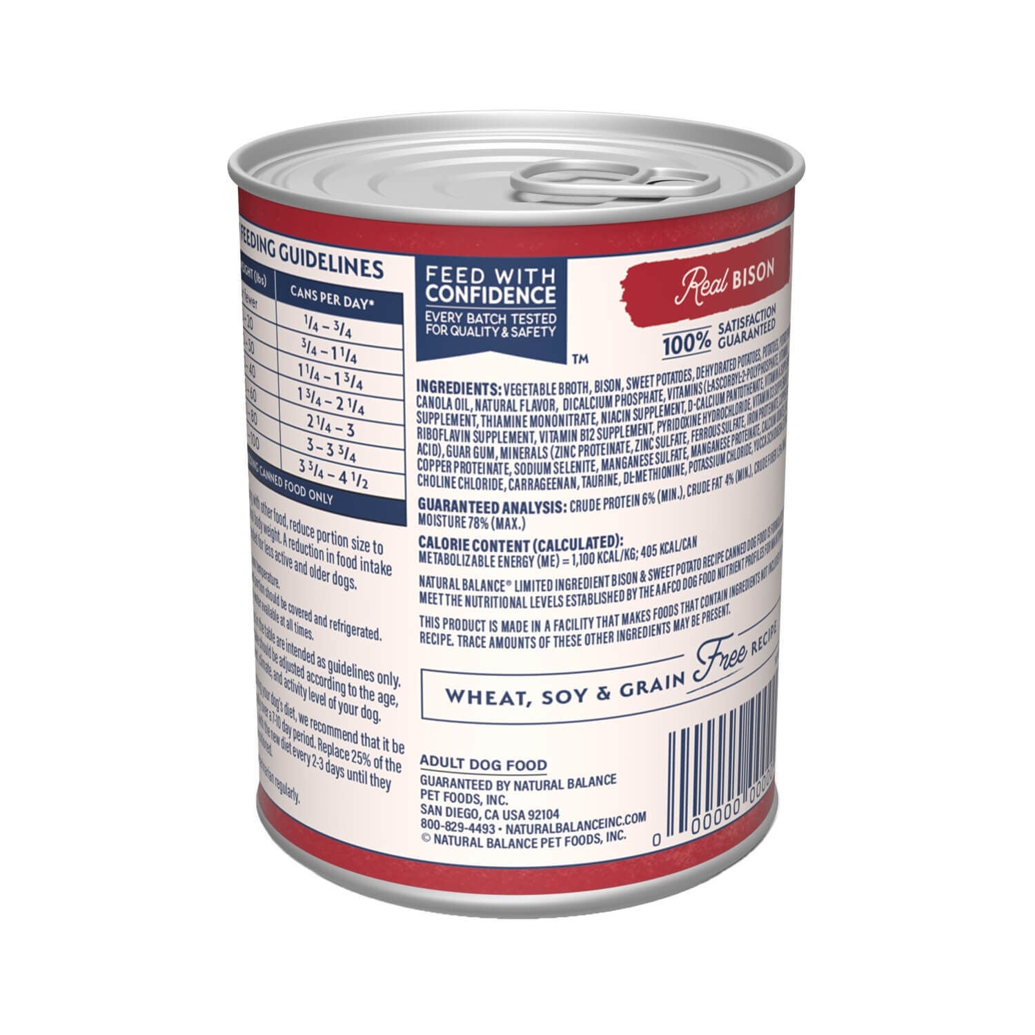 Natural Balance Limited Ingredient Bison & Sweet Potato Recipe Adult Wet Dog Food