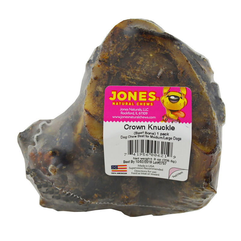 Jones Natural Crown Knuckle Meaty Beef Bone Dog Treat