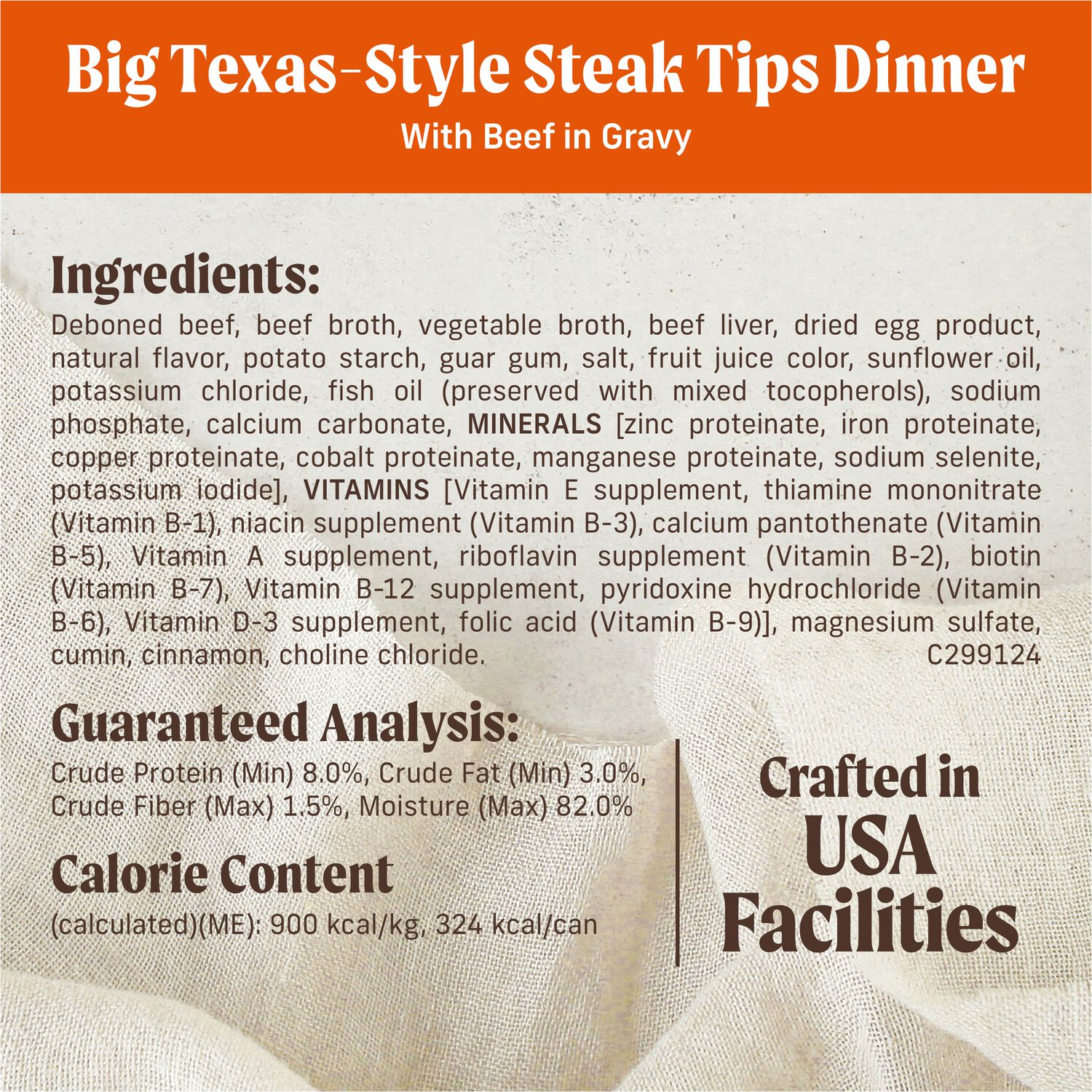 Merrick Chunky Grain-Free Premium And Wholesome Canned Dog Food, Real Meat Big Texas Steak Tips Dinner, 12.7-Oz Can Pack Of 12