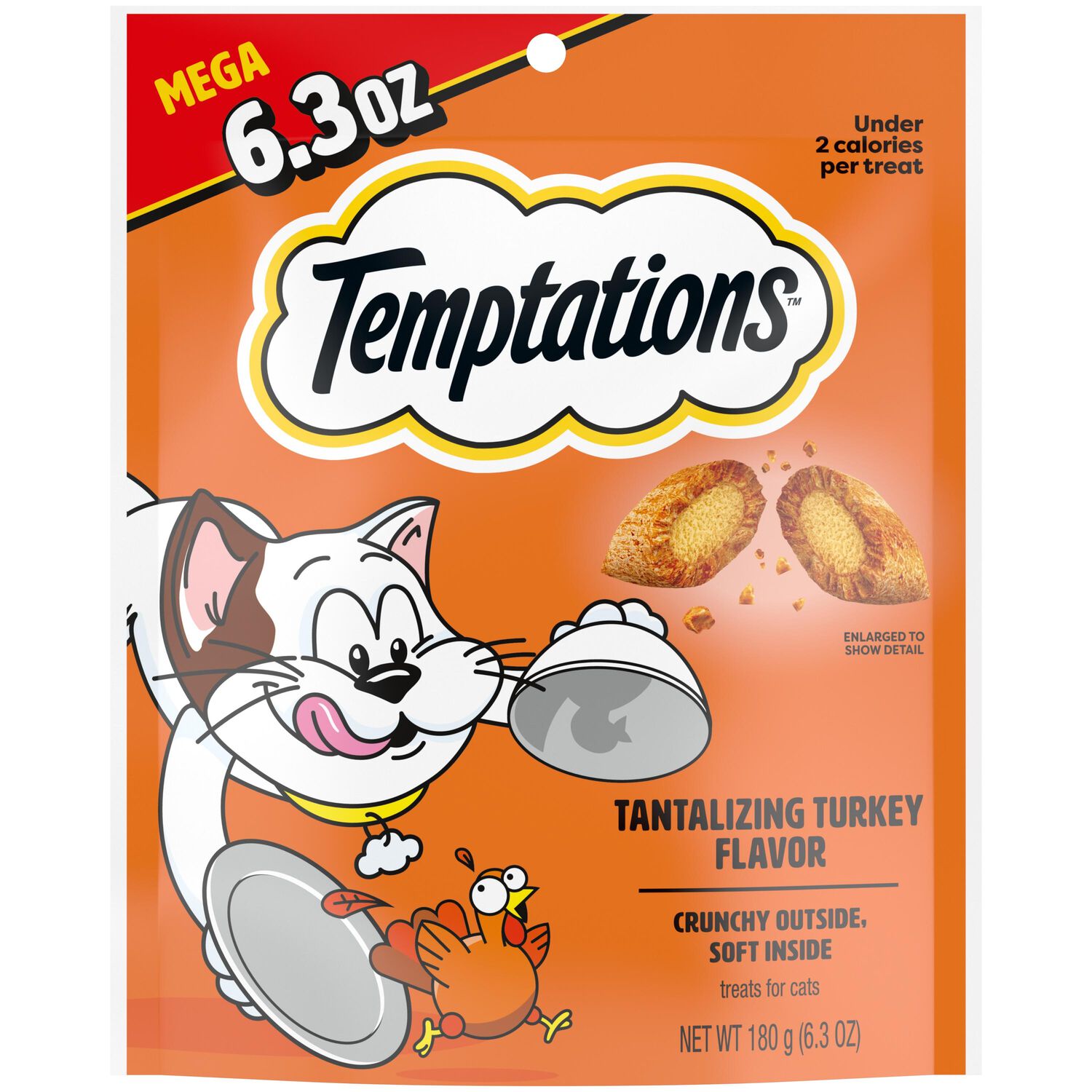 Temptations Classic Crunchy & Soft Tantalizing Turkey Flavor Cat Treats