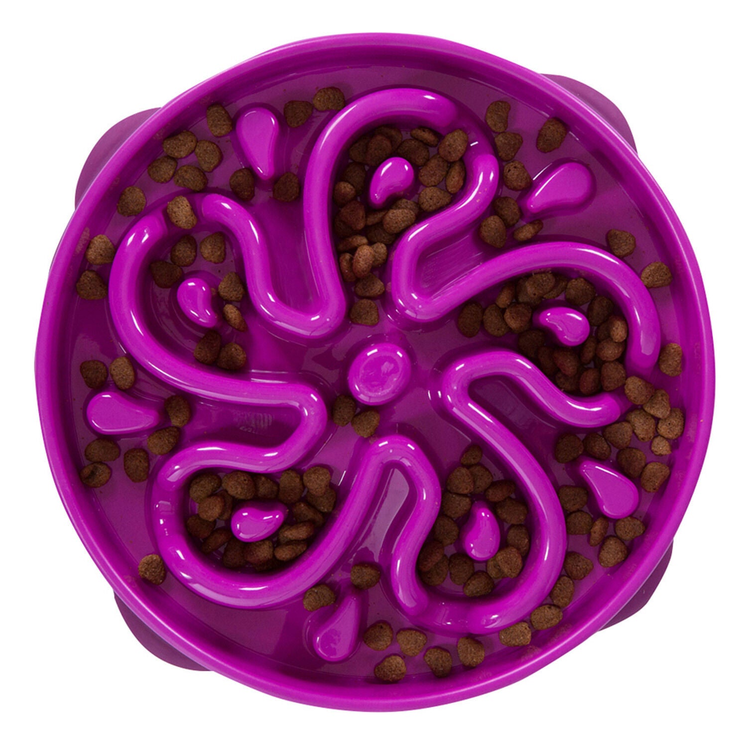 Outward Hound Slo-Bowl Slow Feeder Purple Pet Supermarket Pet