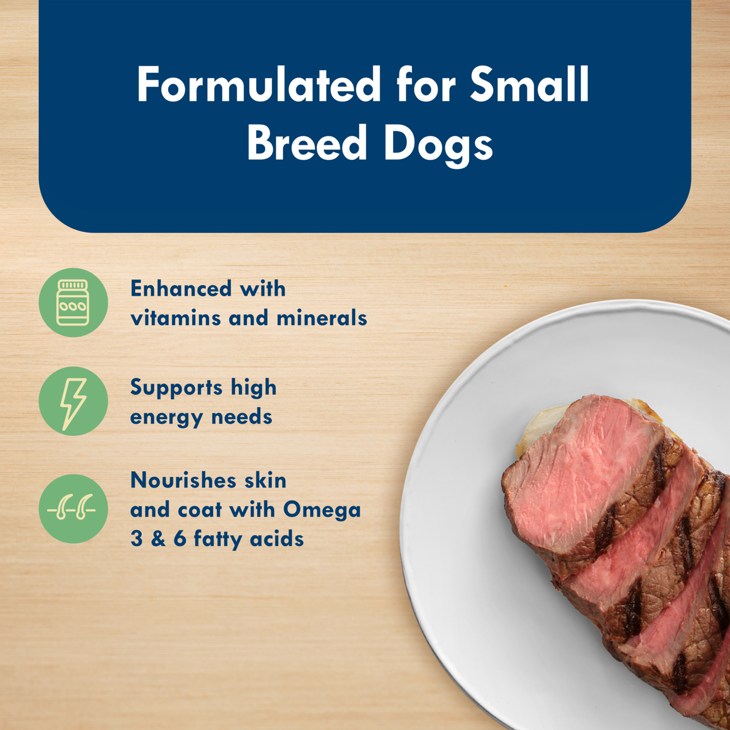 Blue Buffalo Divine Delights Small Breed Natural Wet Dog Food, Ny Strip Flavor In Hearty Gravy, 3.5-Oz - Pack Of 12