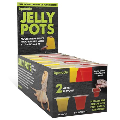 Komodo Jelly Pot Nourishing Insect Food Packed With Vitamins A & C