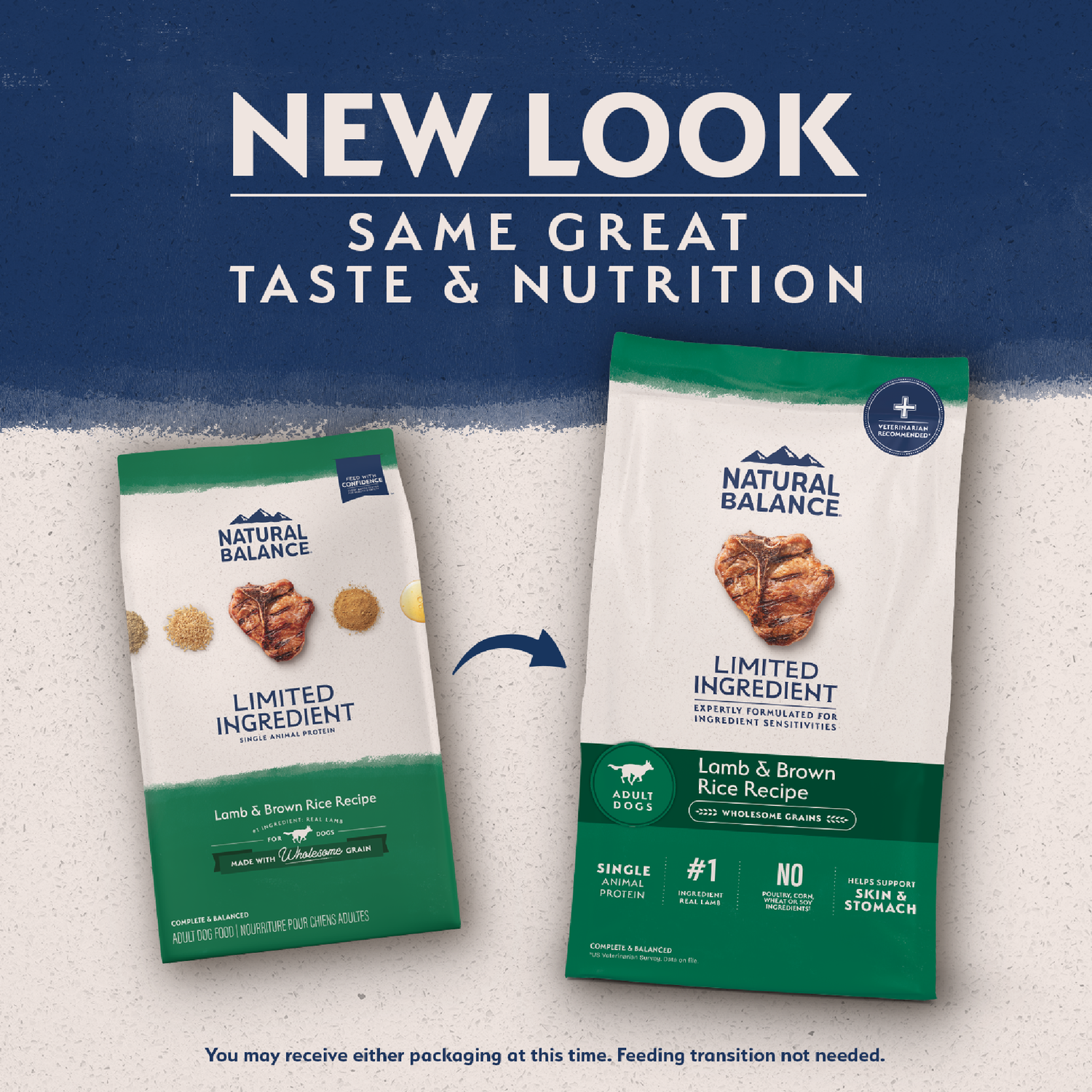 Natural Balance Limited Ingredient Dry Dog Food, Lamb & Brown Rice Recipe, 24-Lb Bag
