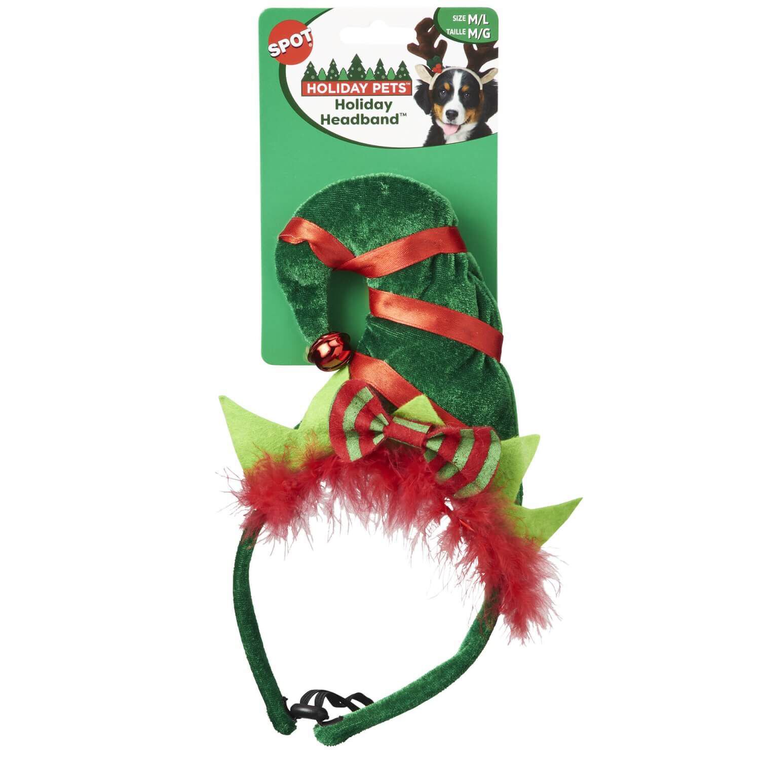 Spot Holiday Headband For Pets Elf 1ea Pet Supermarket