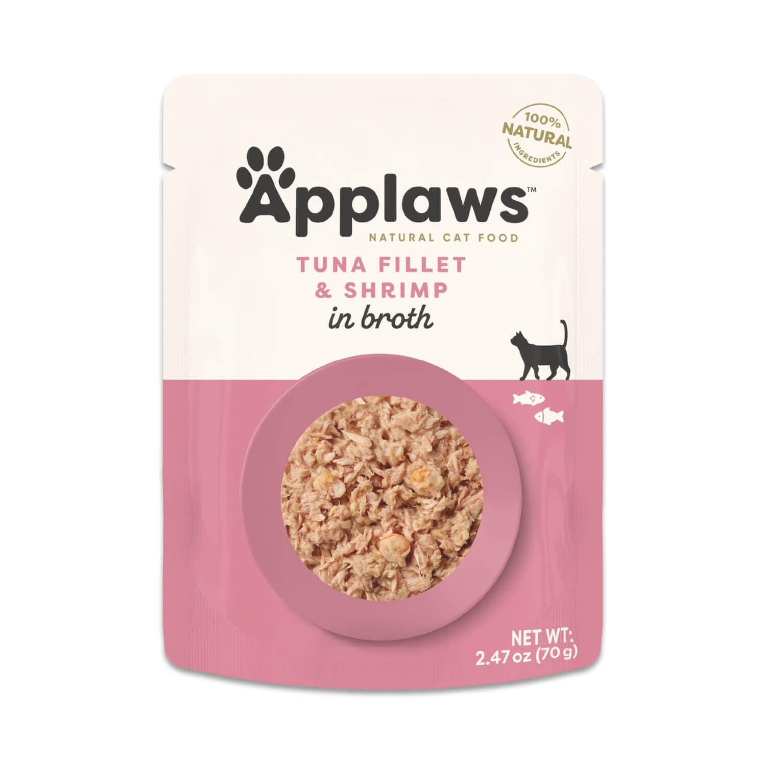 Applaws Grain Free Natural Tuna Filet & Shrimp In Broth Wet Cat Food