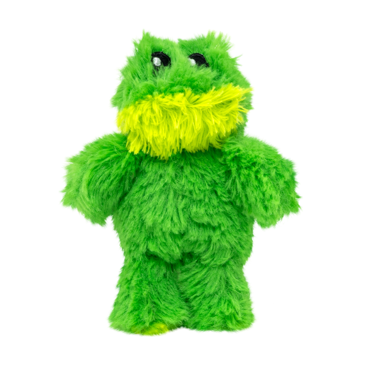 Kong Dr. Noyz Frog Plush Squeaky Small Dog Toy, 4.25"