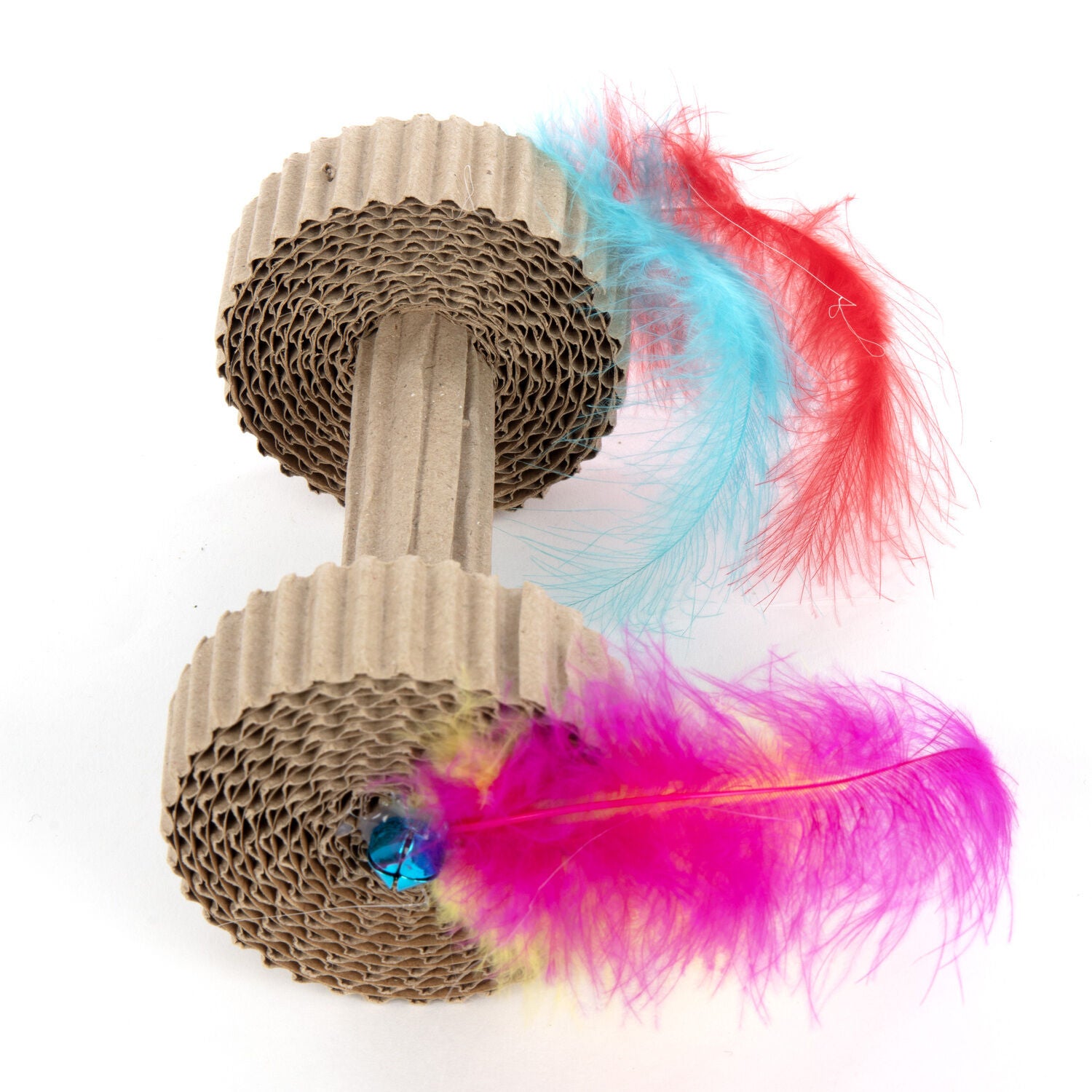 Ware Corrugated Barbell Roller Cat Toy