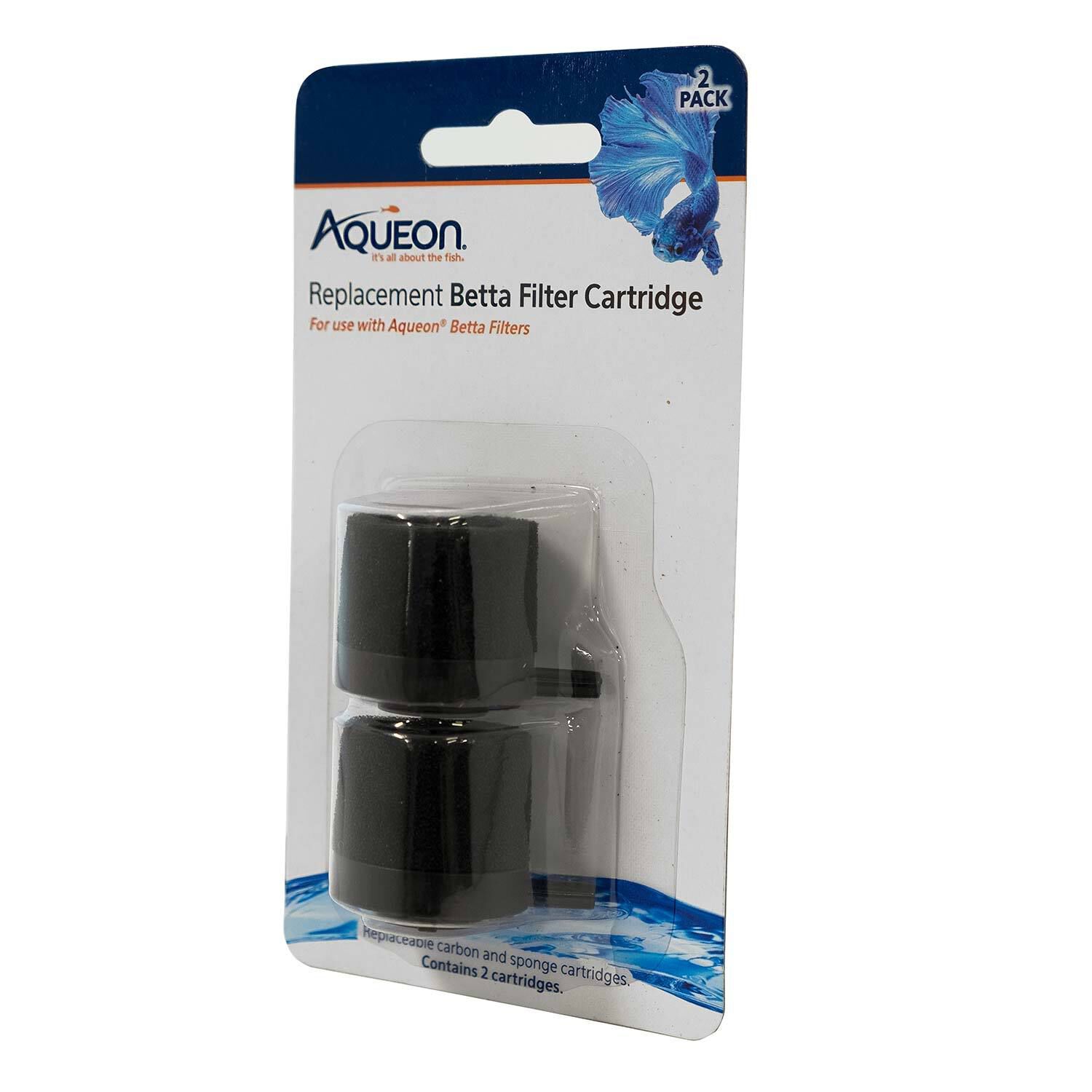 Aqueon Replacement Betta Replacement Filter Cartridges 2Pk