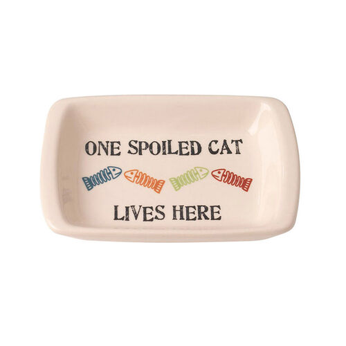 One Spoiled Cat Saucer