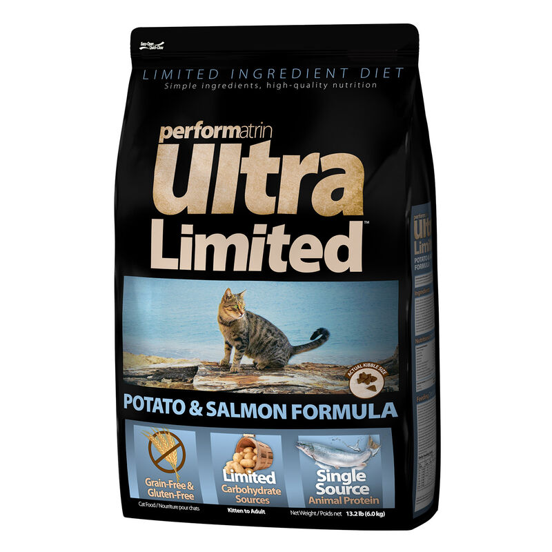 Limited Ingredient Diet Potato & Salmon Formula Cat Food image number 1