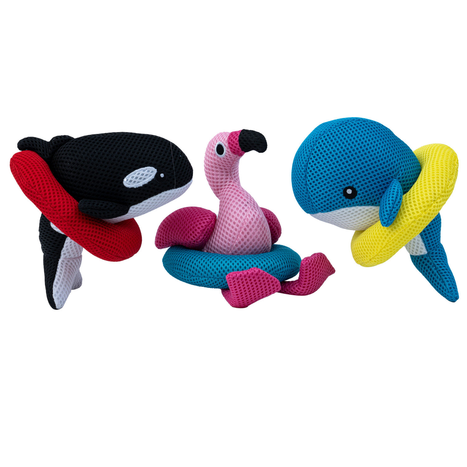 Territory Flamingo Floating Mesh Dog Toy