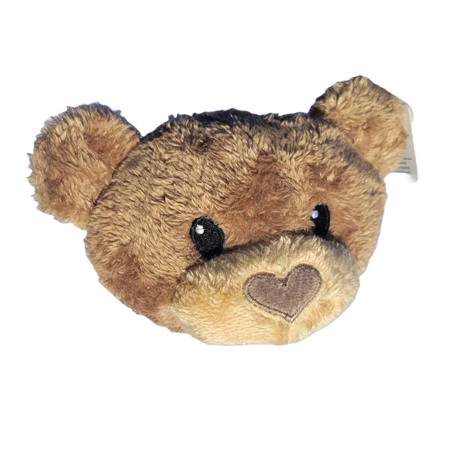 Pet Supermarket Charity Bear A Heart For Every Paw Plush Squeaky Dog Toy, 6.5" - Tan