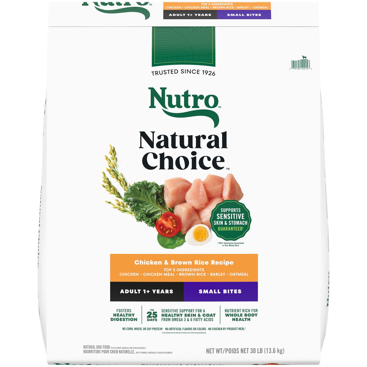 Nutro Wholesome Essentials Small Bites Adult Farm-Raised Chicken, Brown Rice & Sweet Potato Recipe Dog Food