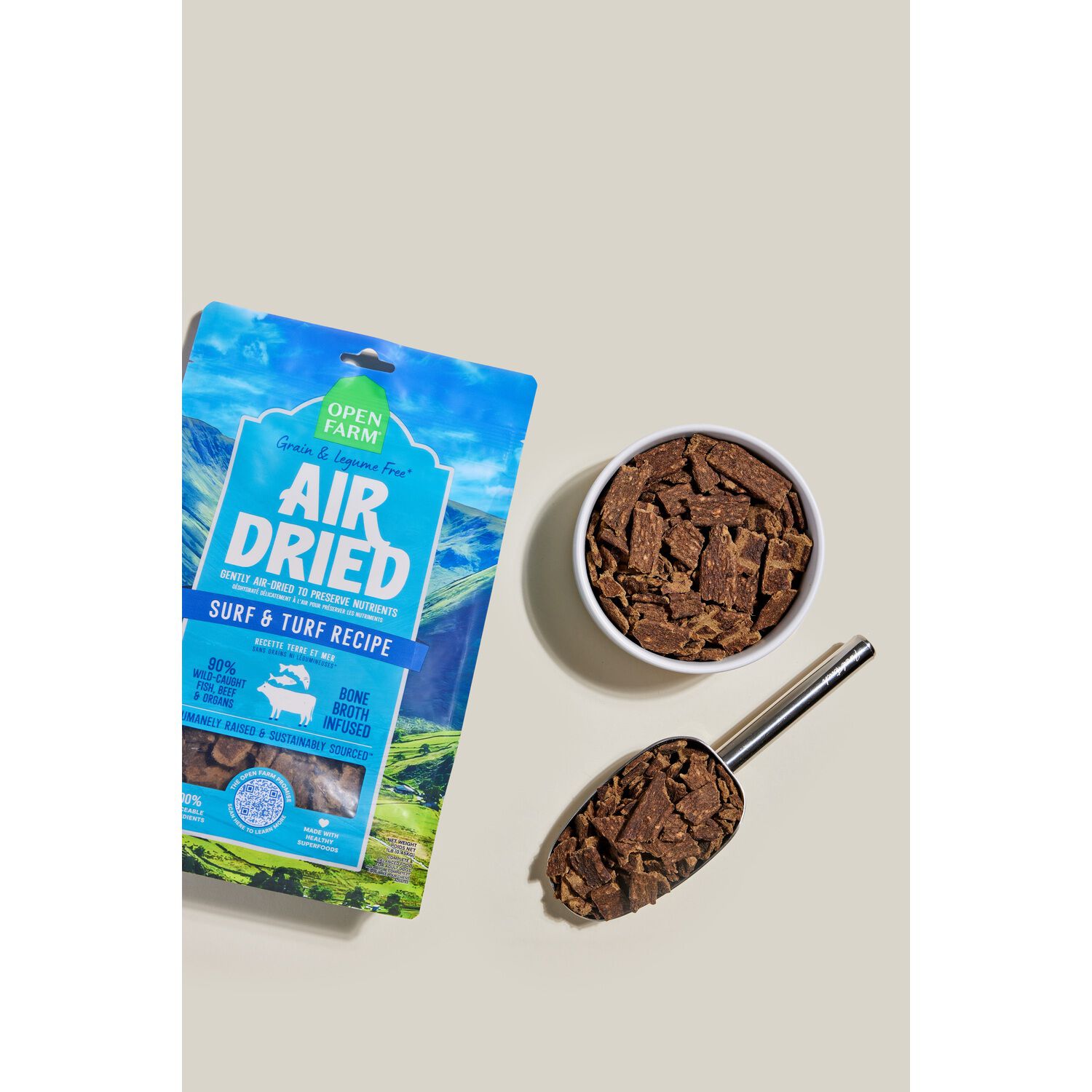 Open Farm Air Dried Surf & Turf Recipe Dog Food, 16-Oz Bag