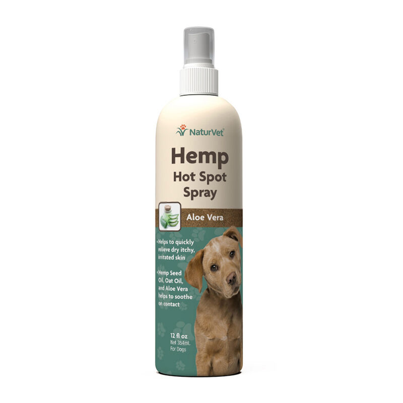 Hemp Hot Spot Spray Aloe Vera For Dogs image number 1