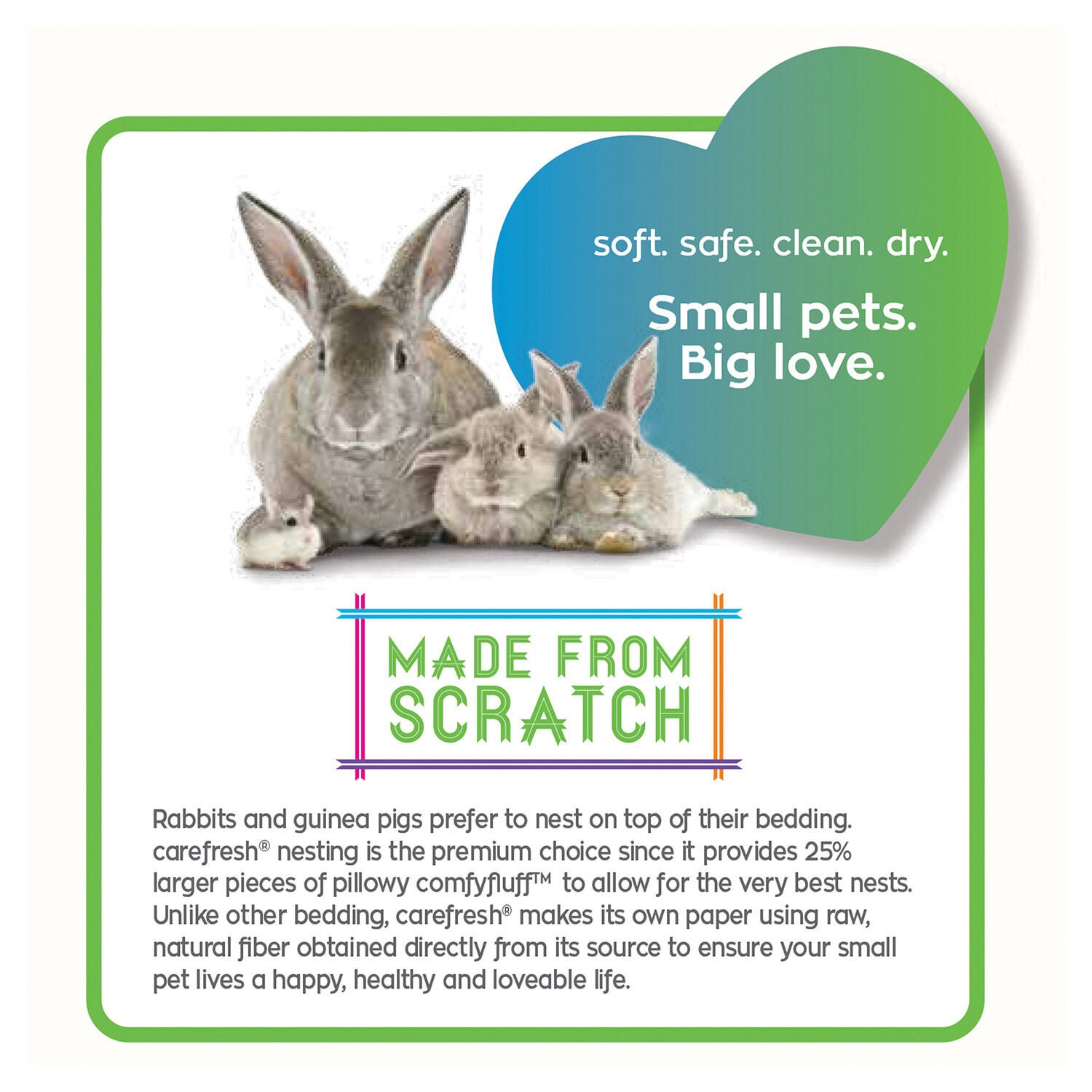 Carefresh Natural Nesting Small Pet Bedding Pet Supermarket