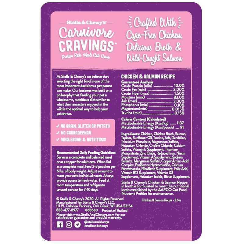 Carnivore Cravings Chicken & Salmon Recipe Cat Food image number 2