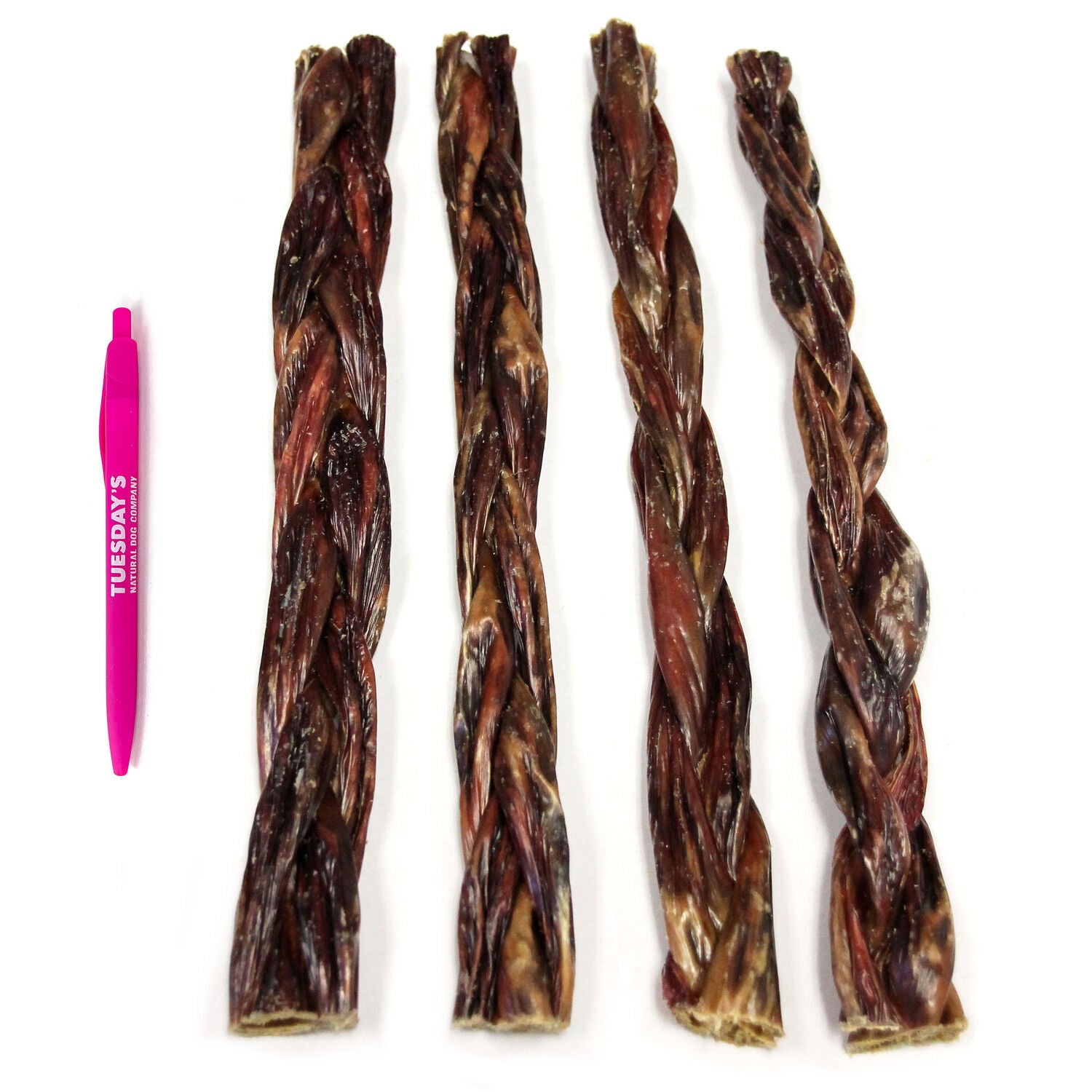 Performatrin Ultra Braided Beef Gullets Natural Chew Dog Treat, 12"