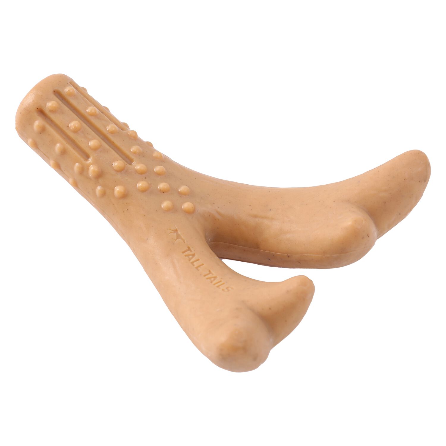 Tall Tails Antler Peanut Butter Chew Dog Toy, 4-Inch