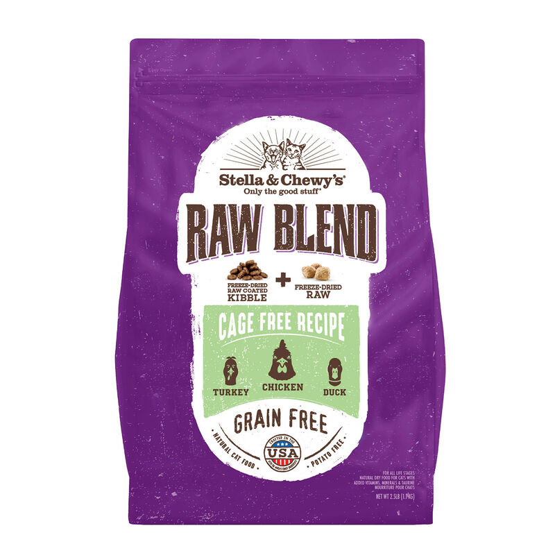 Raw Blend Cage Free Poultry Recipe Cat Food Kibble
