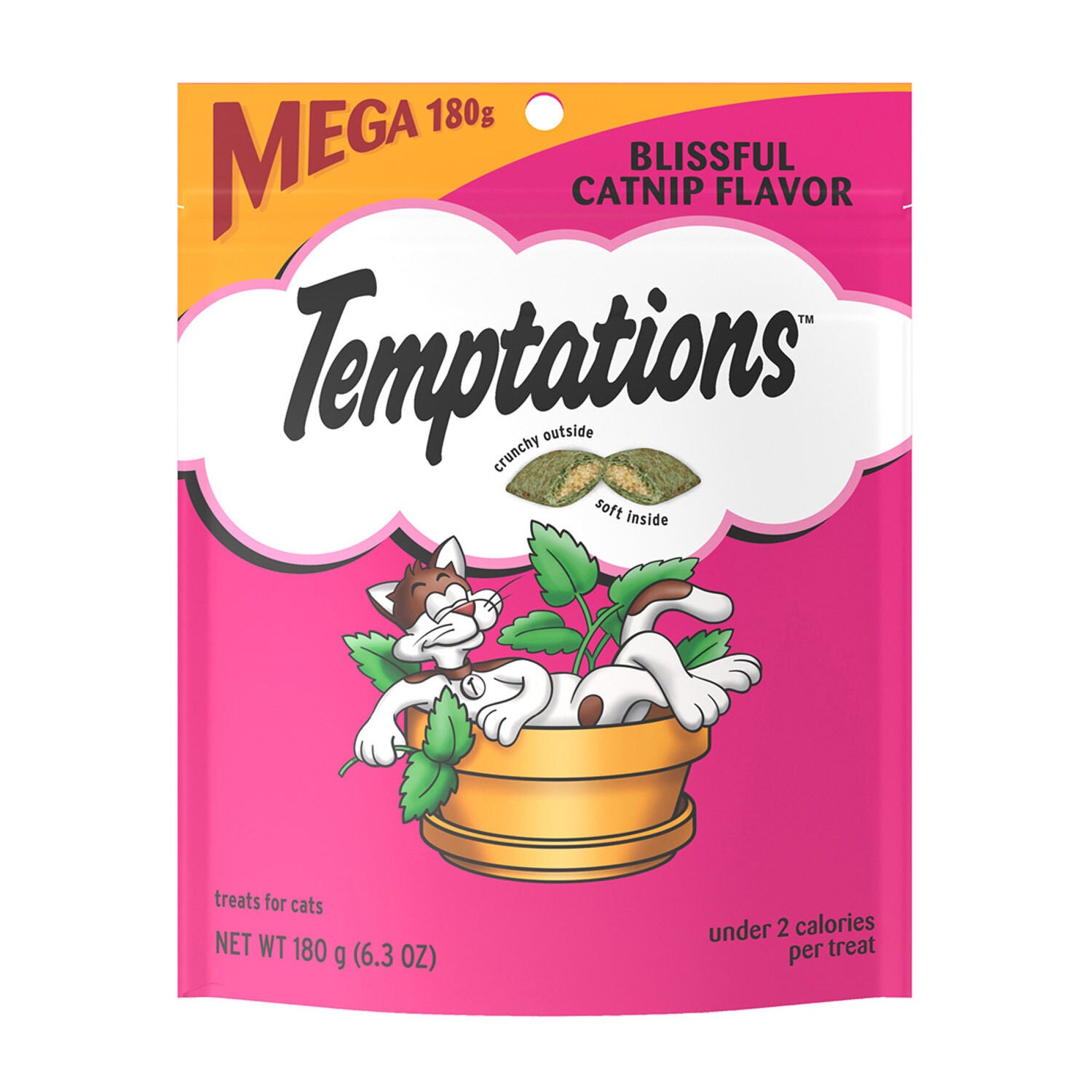 Temptations Blissful Catnip Flavor Cat Treat