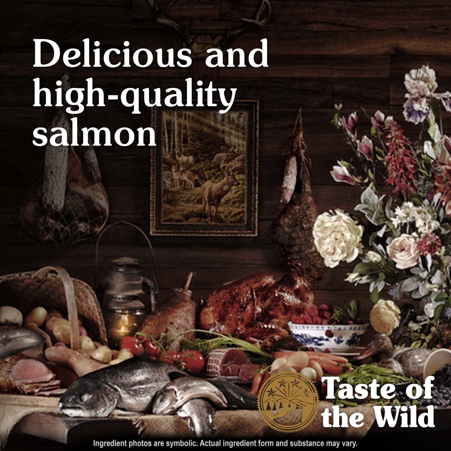 Taste Of The Wild Wet Dog Food, Pacific Stream Canine Recipe With Salmon In Gravy, 13.2-Oz Can
