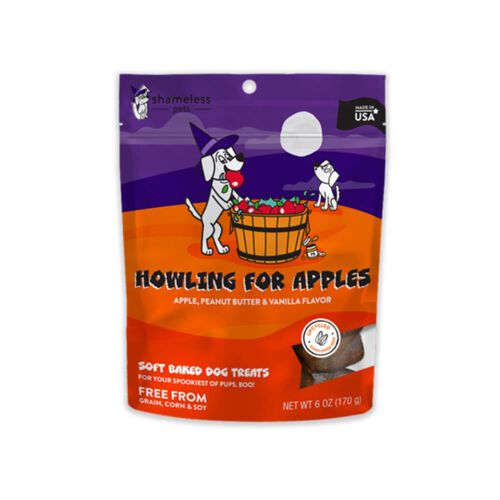 Shameless Pets Halloween Howling For Apples Soft Baked Dog Treats