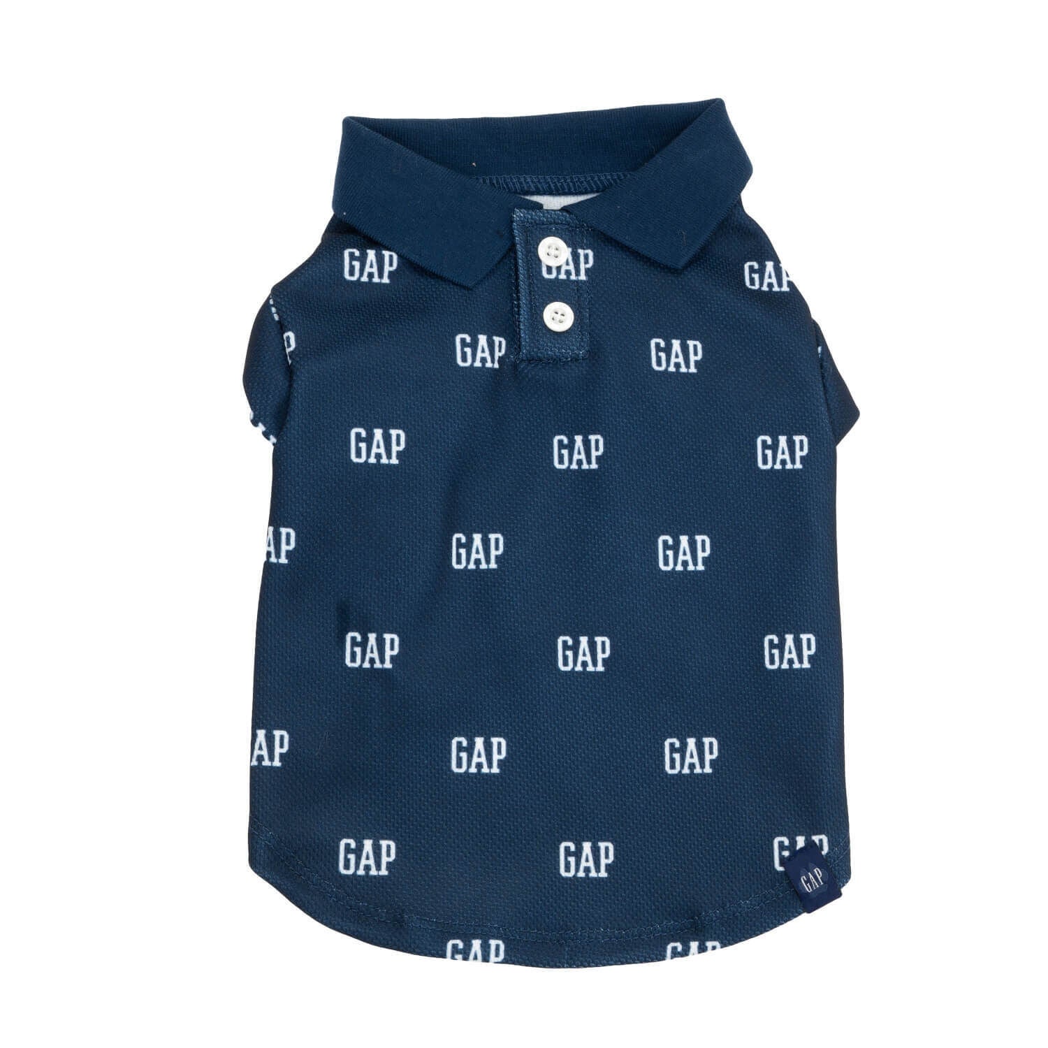 Gap Logo Blue Polo Dog Shirt