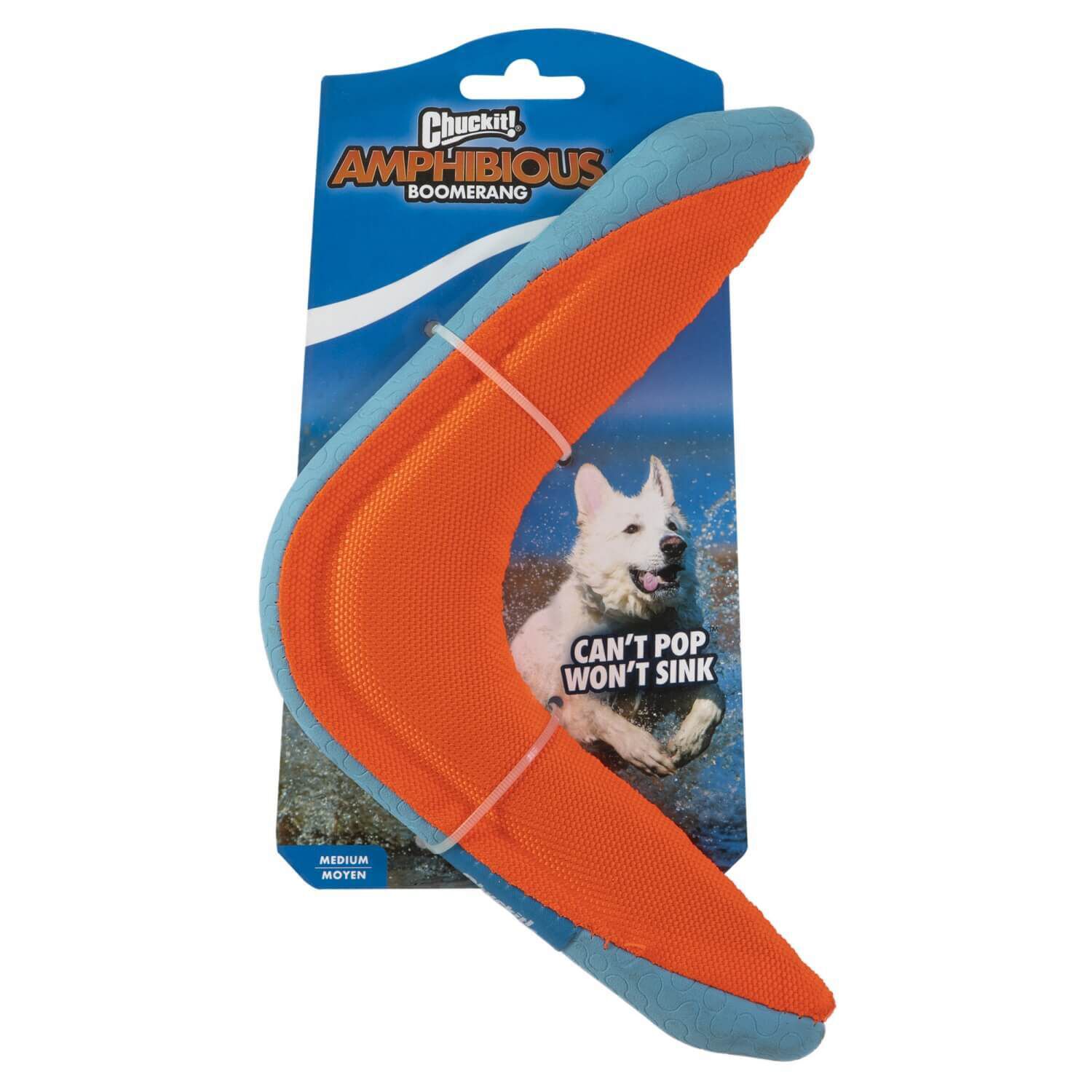 Chuckit Amphibious Boomerang Dog Toy 1ea Pet Supermarket