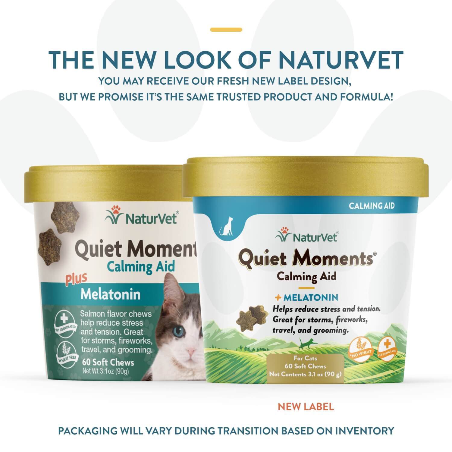 Naturvet Quiet Moments Calming Aid Cat Soft Chews W/ Melatonin