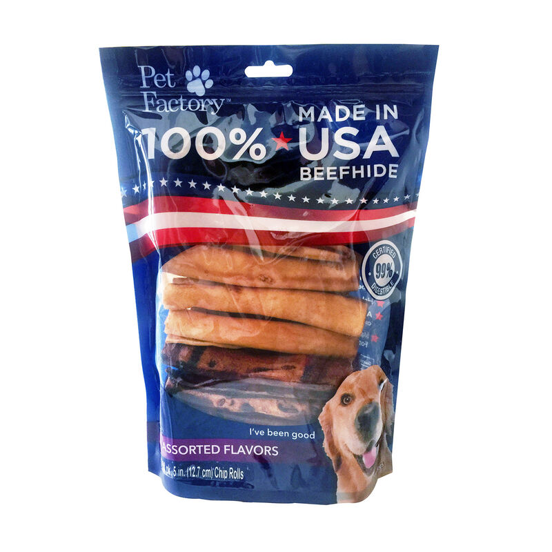 Chicken And Beef Flavored Chip Rolls Dog Treat image number 1