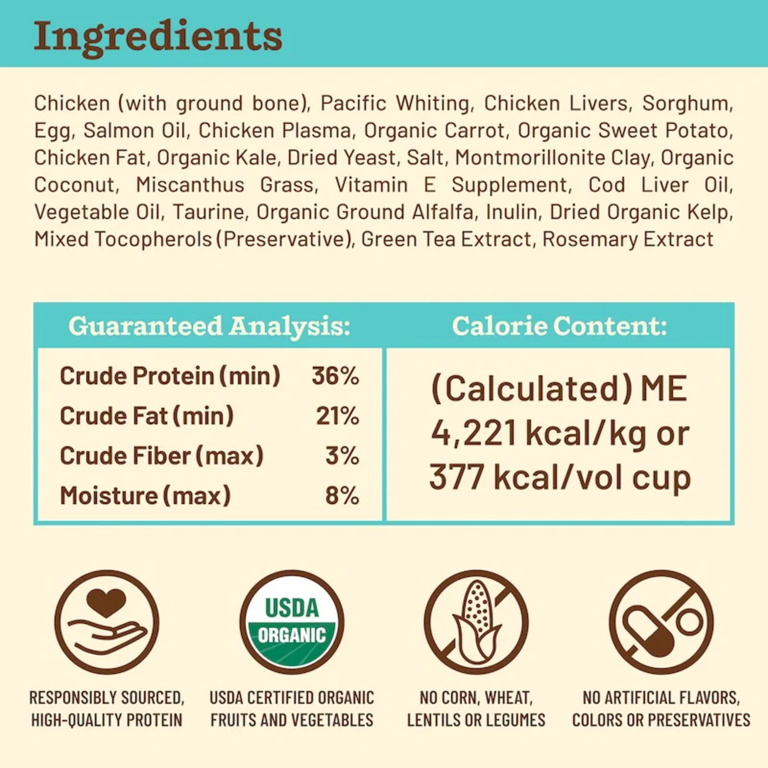 Primal Kibble In The Raw Chicken & Fish Recipe Freeze-Dried Cat Food, 4Lb