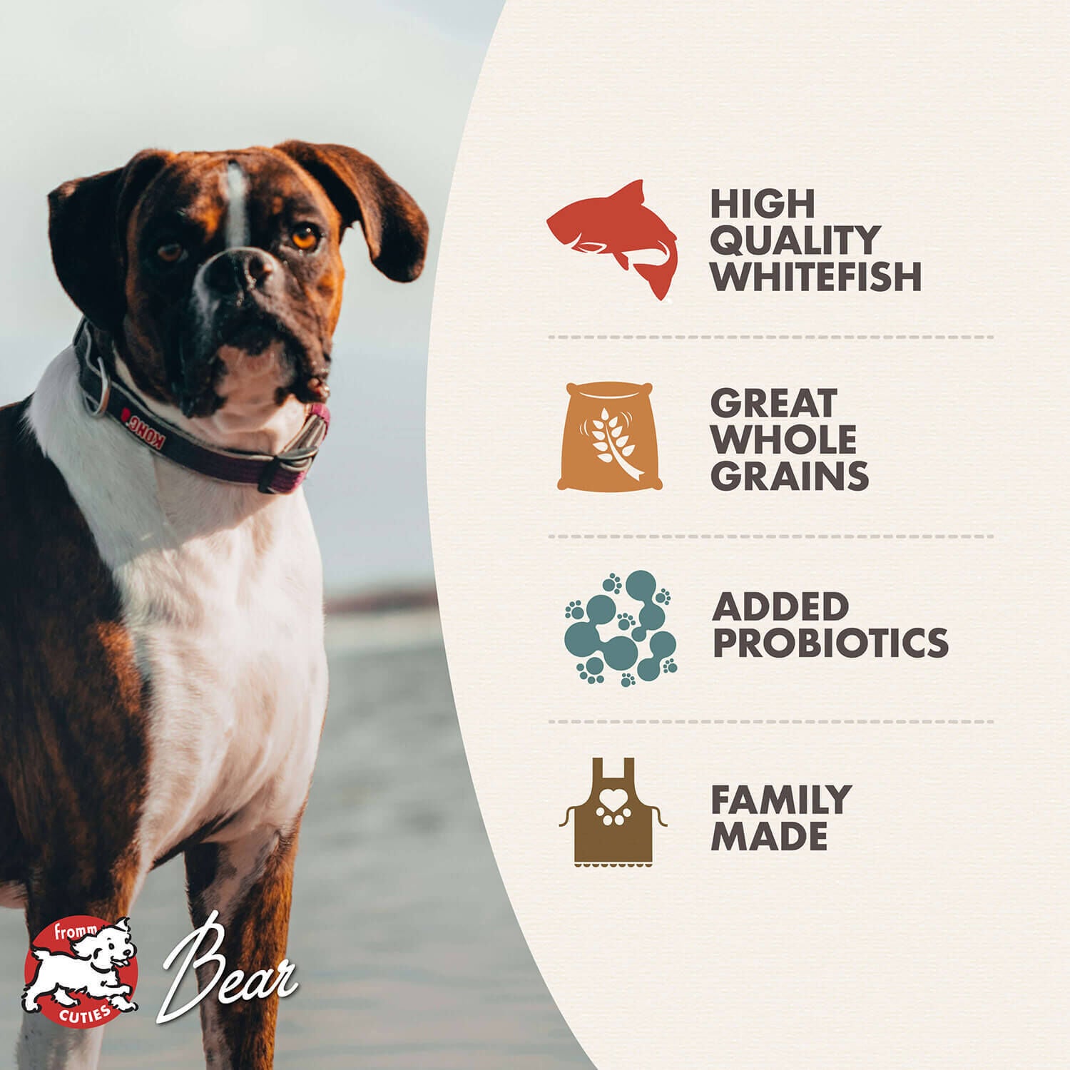 Fromm Classic Adult Whitefish & Rice Recipe Dry Dog Food, 30Lbs
