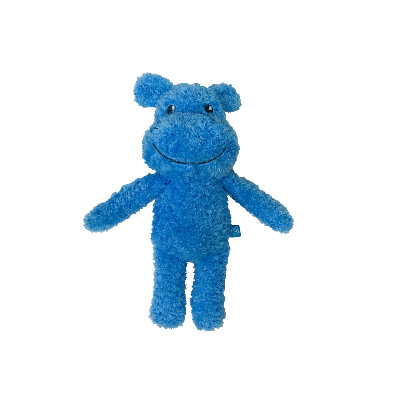 #Bff Tough Hippo Dog Toy, Blue &ndash; Medium, 13"