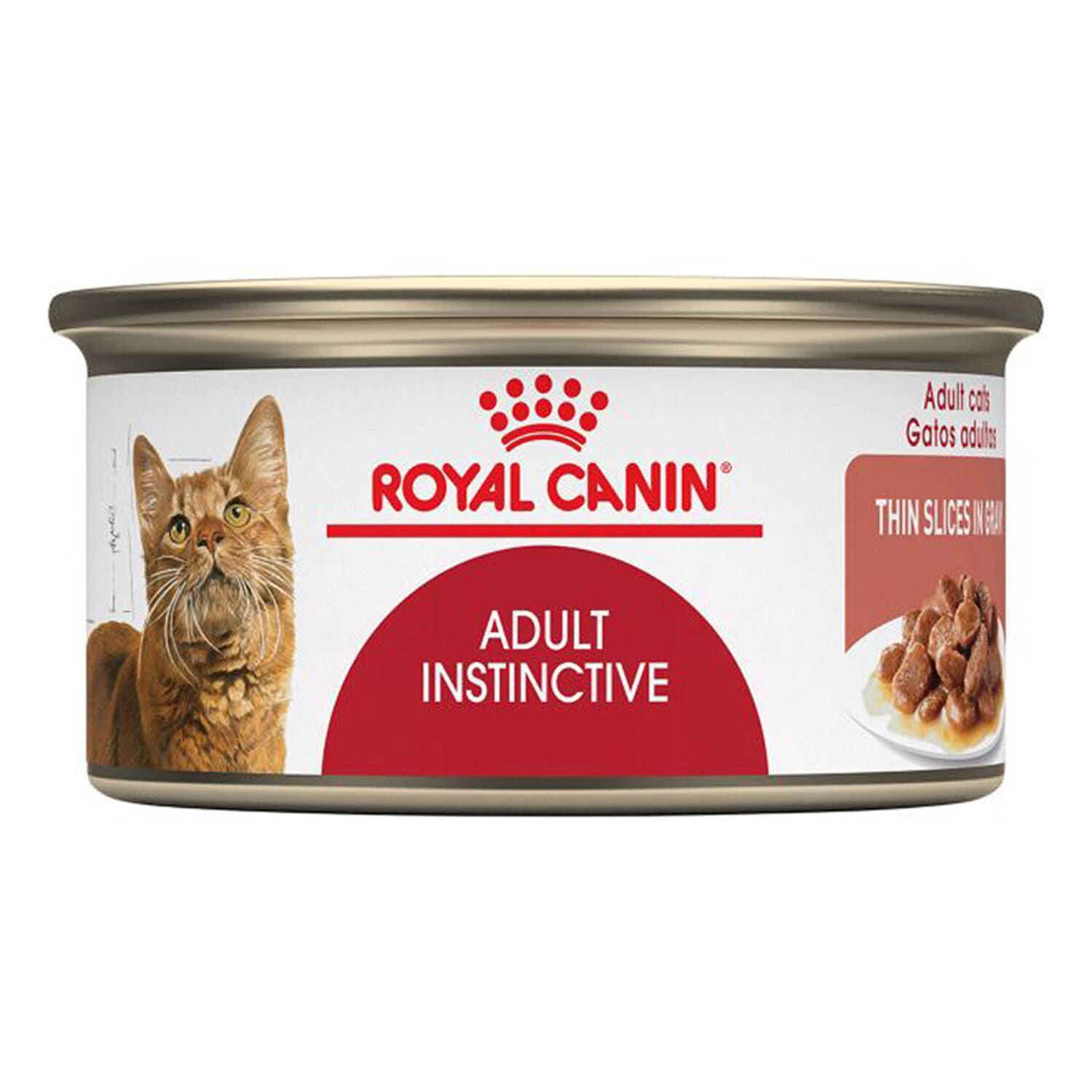Royal Canin Feline Health Nutrition Adult Instinctive Thin Slices In Gravy Recipe Wet Cat Food